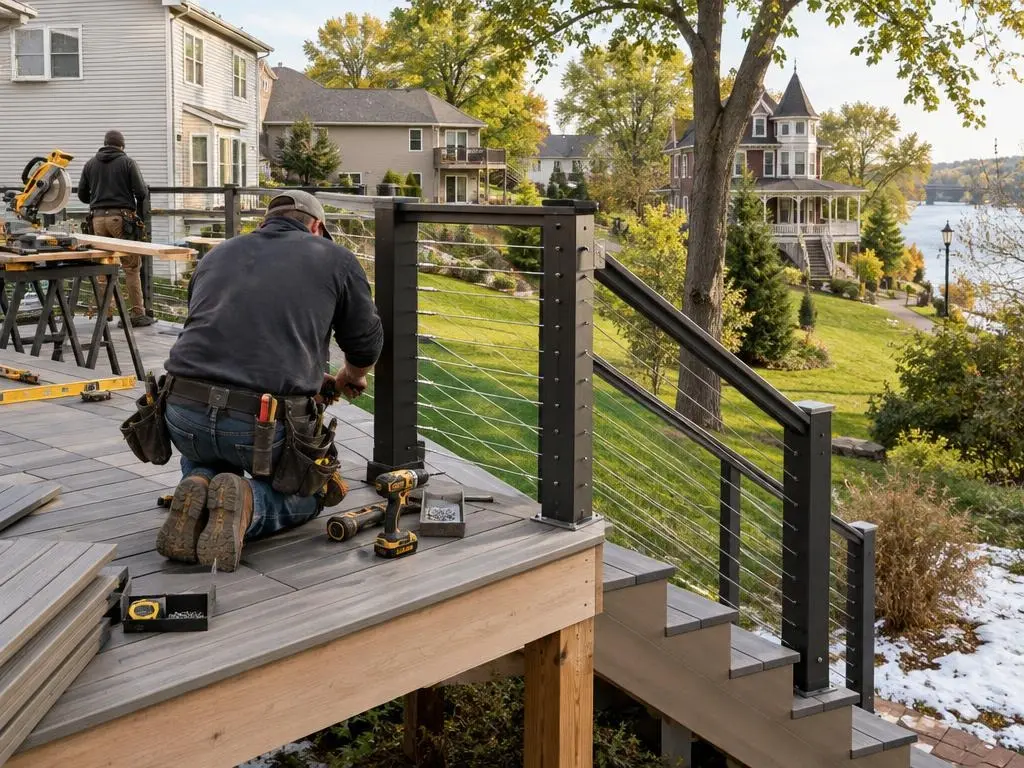 Deck Railings & Stairs in Elgin, IL
