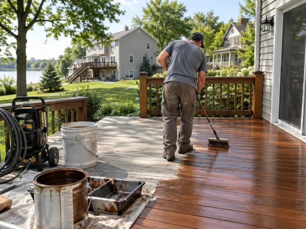 Deck Staining & Sealing in Elgin, IL